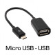 Micro USB Male to USB A Female Adapter