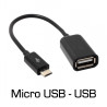 Micro USB Male to USB A Female Adapter