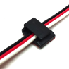Self-Adhesive Wire Holding Clip, Black, 20 pack