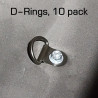 D-Rings, 10 pack