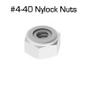 Nylock Nuts, #4-40, 100 Pack