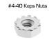 Keps Nuts, #4-40, 100 Pack