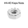 Keps Nuts, #4-40, 100 Pack
