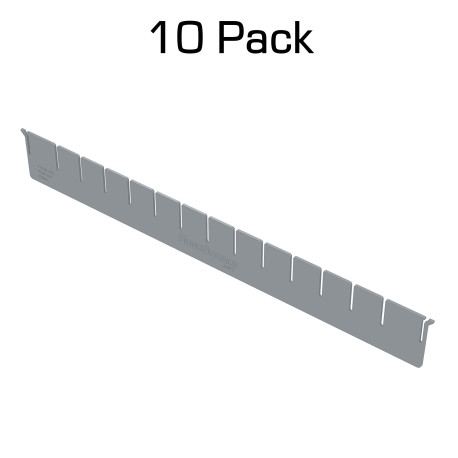 Locking Divider for 2.25" Deep Storage Tray, Long, 10 Pack