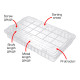Lid for Storage Tray, Clear