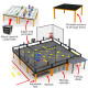 12'x12' Classroom Field Riser, 24" Tall