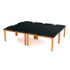 6'x8' IQ Field Riser, 24" Tall
