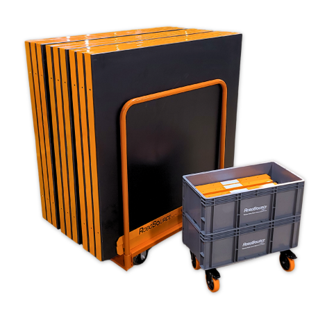 Cart & Storage for Portable Field Riser