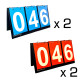 Queuing Number Signs, Set of 4
