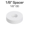 Nylon Spacer, 1/8" Thick, 1/2" OD, 0.194" ID, 50 pack