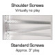 Star Drive Shoulder Screws for VEX Robotics
