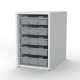 20" Tall Cabinet for Storage Trays