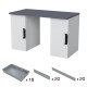 Desk with 2 Cabinets