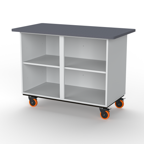 Rolling Workbench with 40" Wide Cabinet