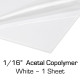 Acetal Sheet 12" x 24" x 0.0625"