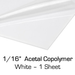 Acetal Sheet 12" x 24" x 0.0625"