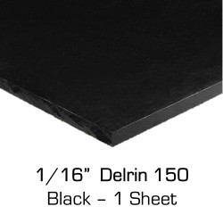 Delrin Acetal Sheet 12" x 24" x 0.0625"