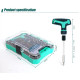 T-Handle Ratchet Driver, 21 Piece Set with Case