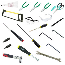Full Team Tool Kit for Hex Drive Screws, 63 Piece
