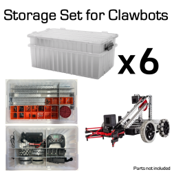 70-51-11 - Storage Tray Set for V5 Classroom Starter Bundle (6 Clawbots)
