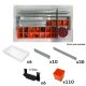 70-51-21 - 20" Cabinets + Trays Set for V5 Classroom Starter Bundle (6 Clawbots)