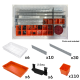 70-51-51 - Rolling Workbench + Trays Set for V5 Classroom Starter Bundle (6 Clawbots)