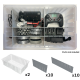 28" Cabinet + Trays Set for 2 V5 Classroom Starter Kits (2 Clawbots)