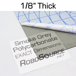 Smoke Grey Polycarbonate Sheet, 0.118" (1/8") Thick