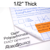 Clear Polycarbonate Sheet, 0.472" (1/2") Thick