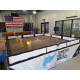 Replacement Clear Plastic for Metal Field Perimeter, Set of 12