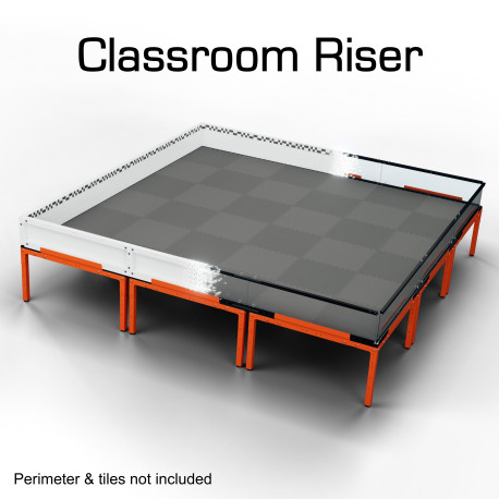 12'x12' Classroom Field Riser, 24" Tall