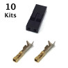 2 Pin Female Connector Repair, 10 Kits