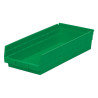 Shelf Bin 12" x 8" x 4", 12 Pack, Multiple Colors