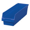 Shelf Bin 24" x 6" x 6", 10 Pack, Multiple Colors