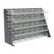Bench Rack for Hanging Bins, 36" Wide