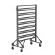 Mobile Kit for 2 Sided Hanging Bin Rack
