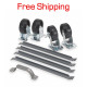 Mobile Kit for 2 Sided Hanging Bin Rack