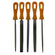5 Piece File Set, 8", Economy
