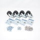 Quick-Change Removable Caster Kit for Robot Case